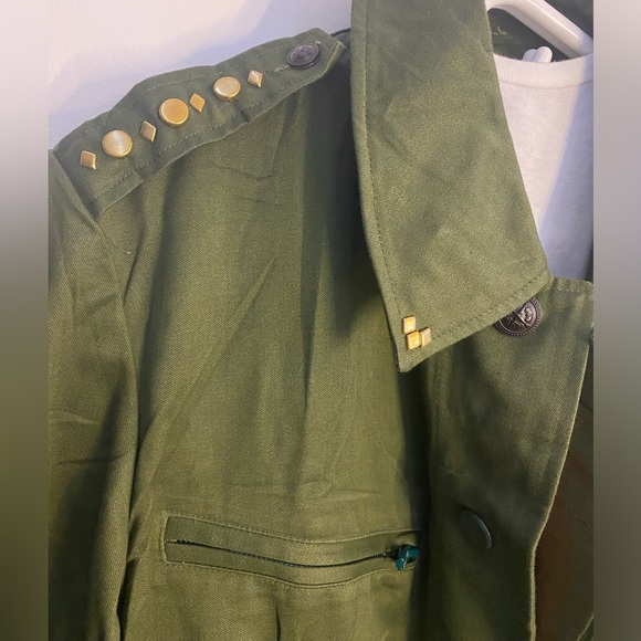 Green Military bomber jacket NWOT - Picture 11 of 13